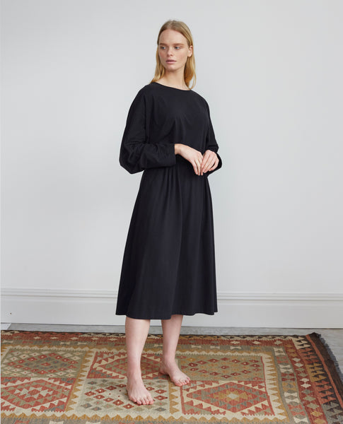Talita Organic Cotton Dress In Black – Beaumont Organic