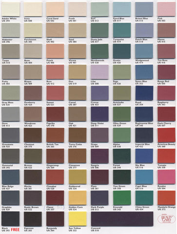 Upholstery Color Options