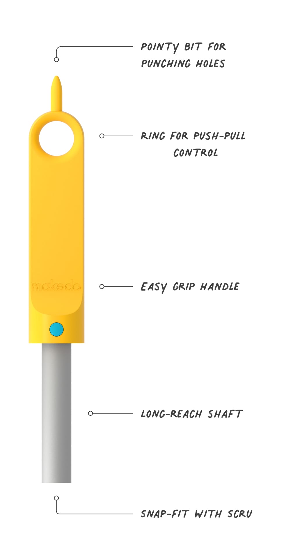 Makedo is a simple to use, open-ended system of tools for creative cardboard  construction.