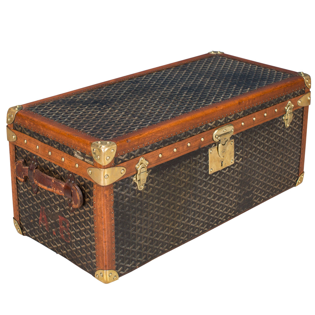 Splendid Louis Vuitton Hat Trunk in orange Vuittonite, leather and