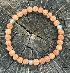 Labradorite + Rudraksha Bracelet