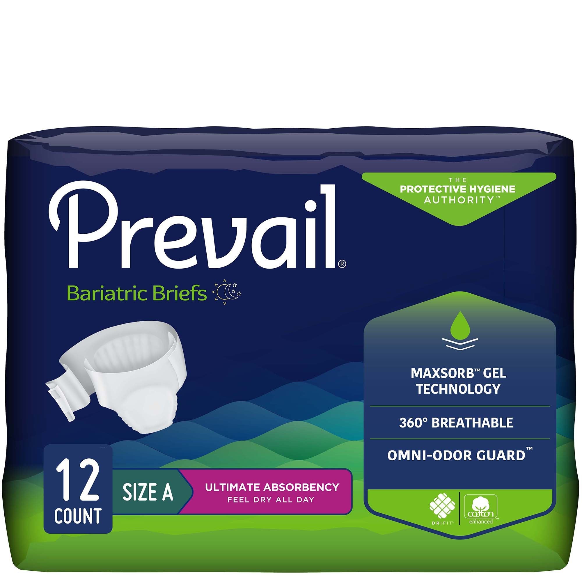 Prevail® Bariatric Ultimate Incontinence Brief - Express Medical Supply product image