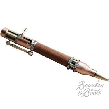 Bolt Action Steampunk Wooden Pens | Bourbon & Boots Handmade Pens