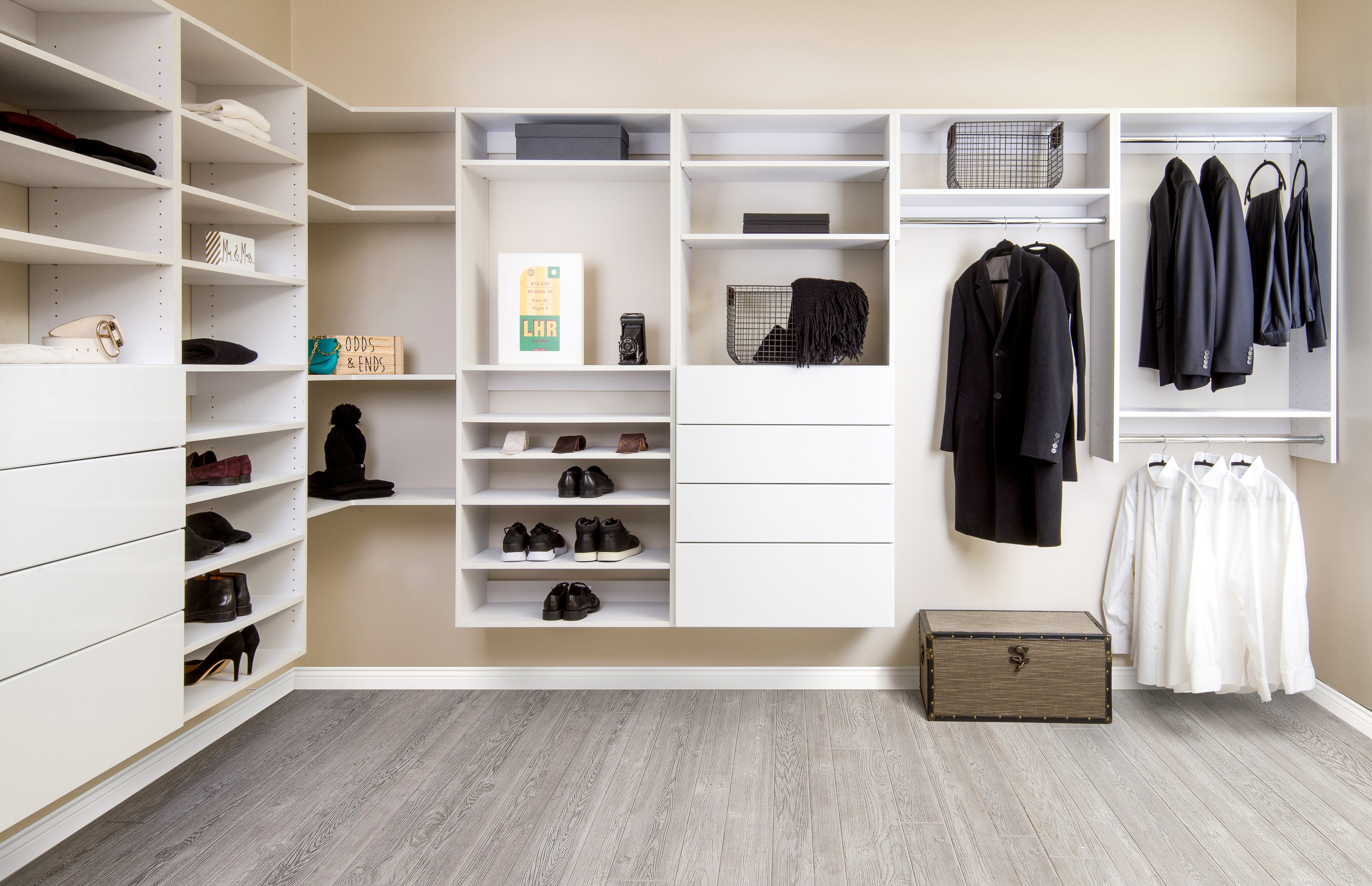 Walk In Closet Designs For A Master Bedroom