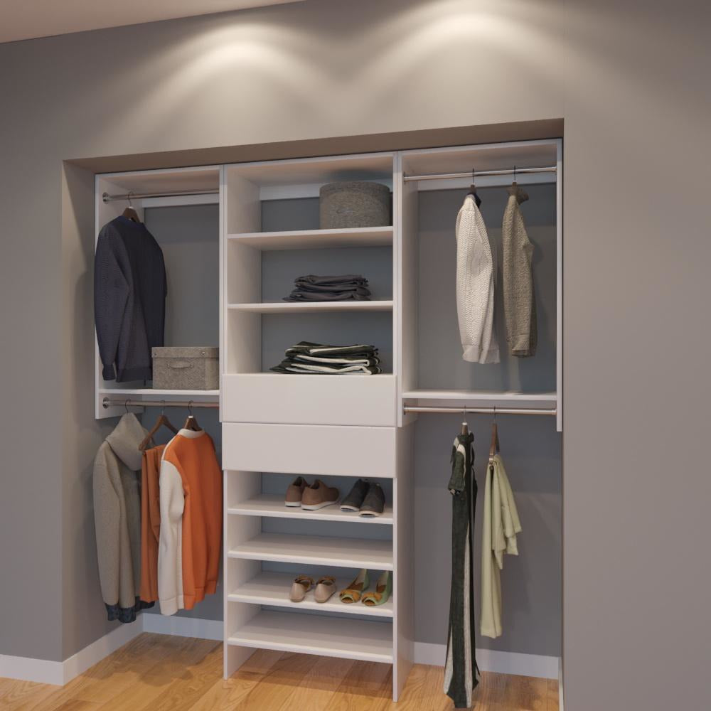 Pre-Designed Closet Systems - Modular Closets