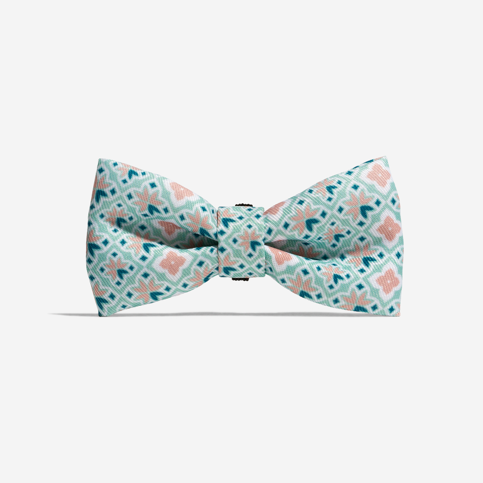 teal dog bow tie