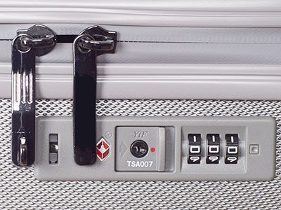 Koffer- und Vorhängeschloss mit TSA-Symbol