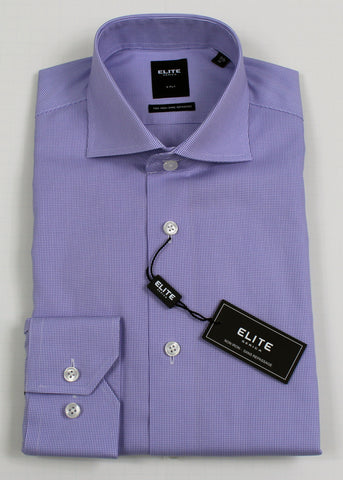 SERICA ELITE SLIM PURPLE MICRO GINGHAM