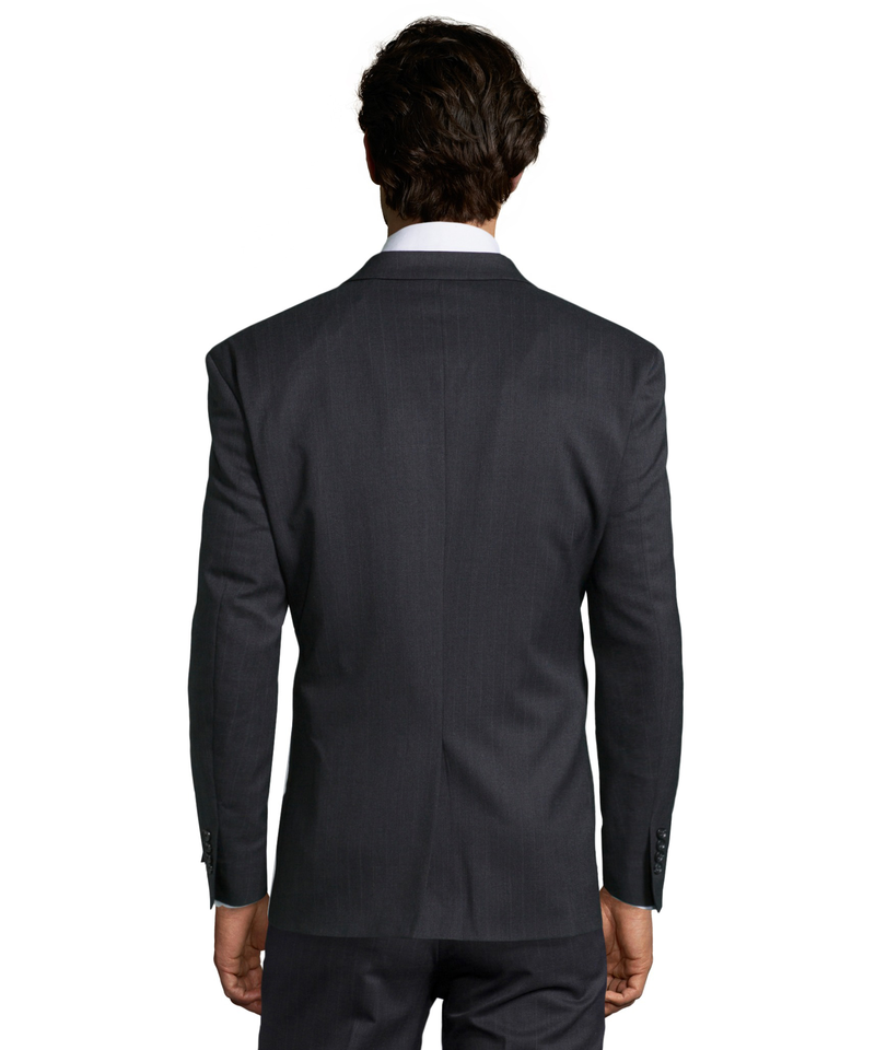 Palm Beach Chairman Charcoal Stripe Suit Jacket | Blue Lion Men's Apparel