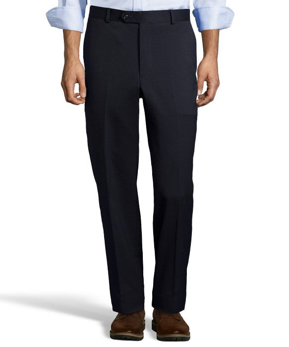 Palm Beach Chairman Navy Plain Front Pant | Blue Lion Men's Apparel