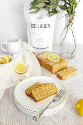 Hearthy Foods collagen lemon loaf