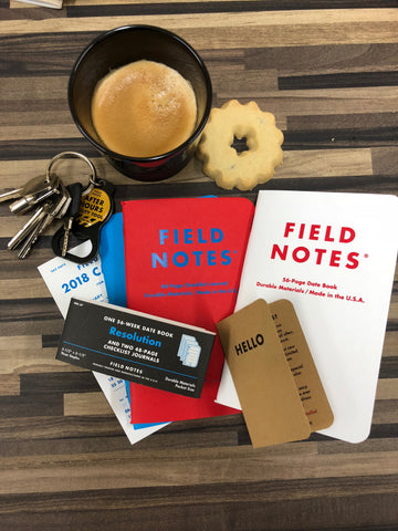 Field Notes Resolution and Coffee