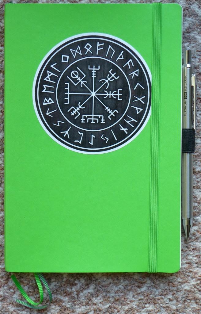 Leuchtturm notebook with Viking sticker