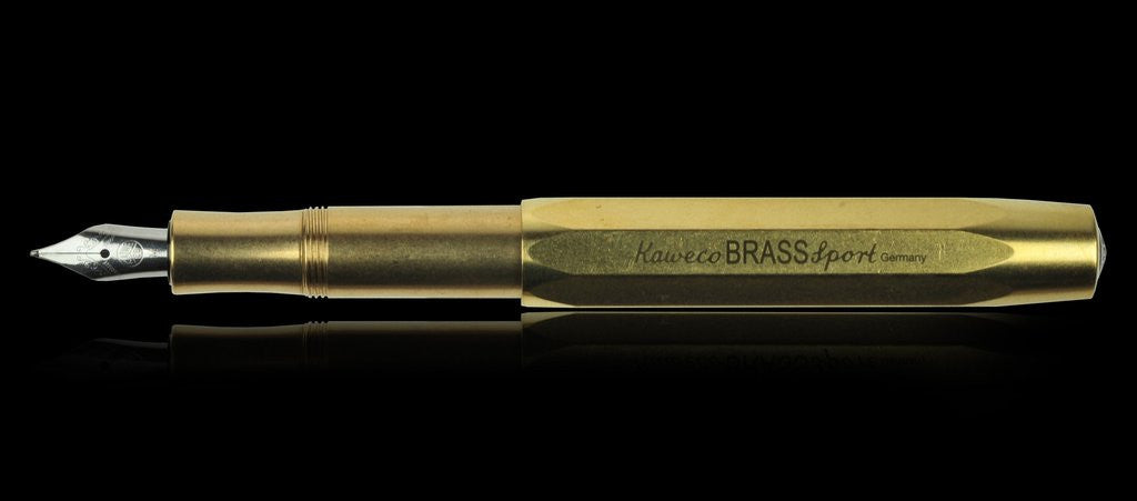 kaweco brass sport fountain pen