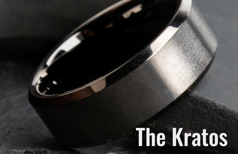 The Kratos Tungsten Wedding Ring