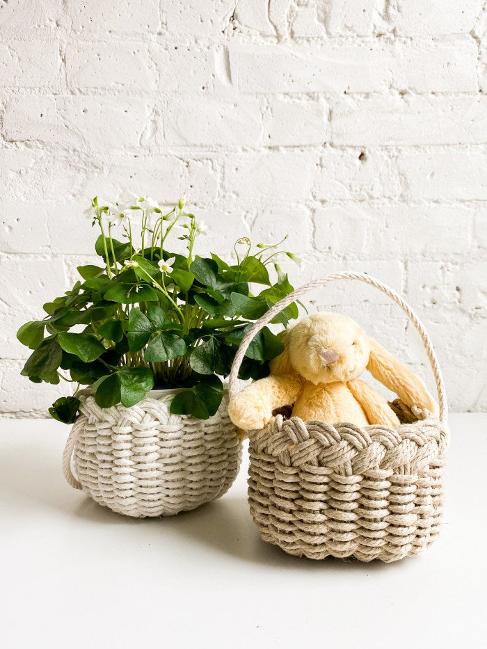 Rope-Handled Basket Weaving Kit for Beginners