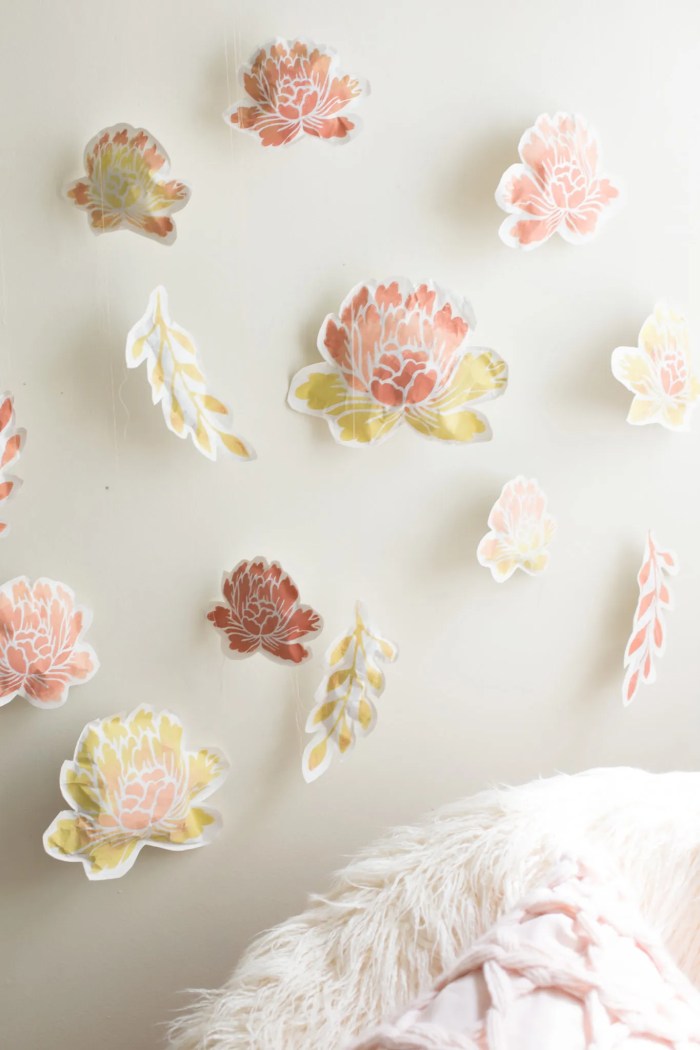 DIY Paper Flower Wall