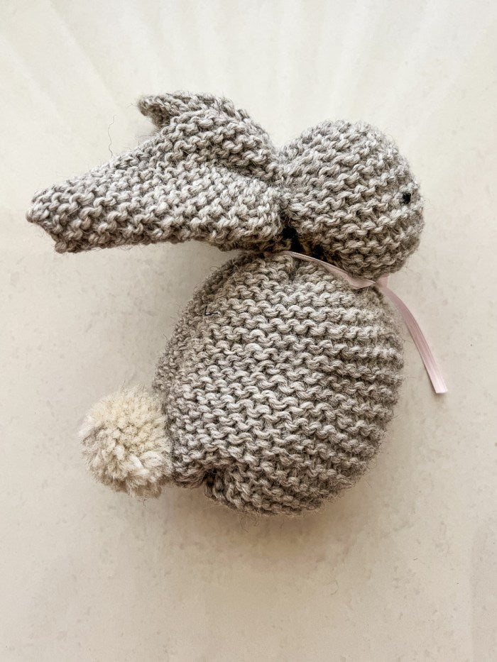 Easy knit handmade bunny