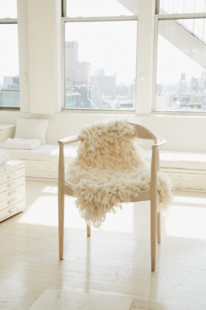 Faux Sheepskin |  Arm Knitting Patterns from Knitting Without Needles by Anne Weil