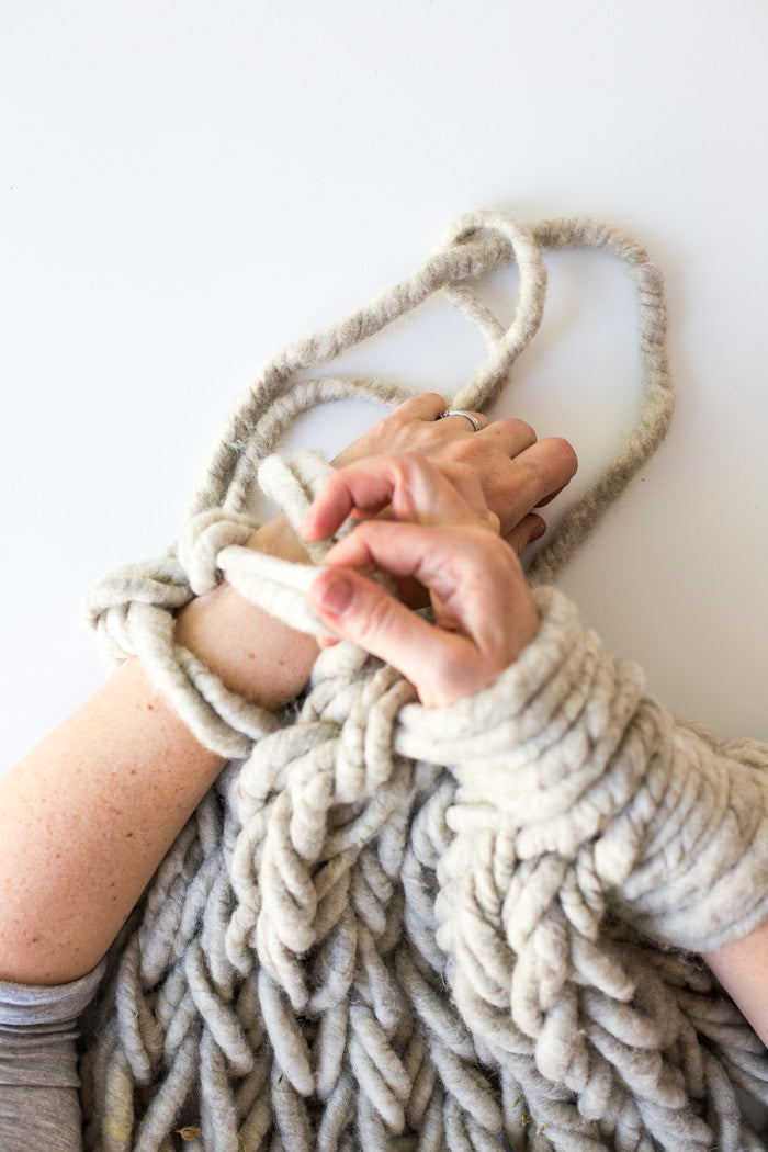 Making Arm Knitting Tighter-5907
