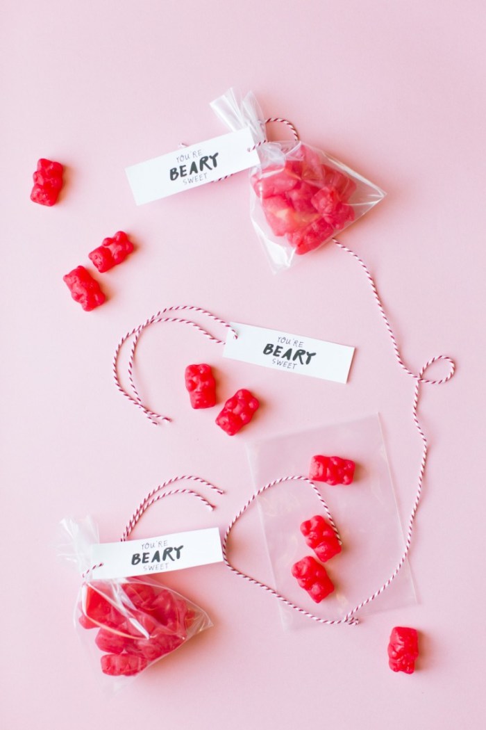 Beary Sweet - Easy last minute Valentine's Day DIY