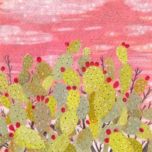 Pretty in PInk Paintings. This one by Becca Stadtlander.