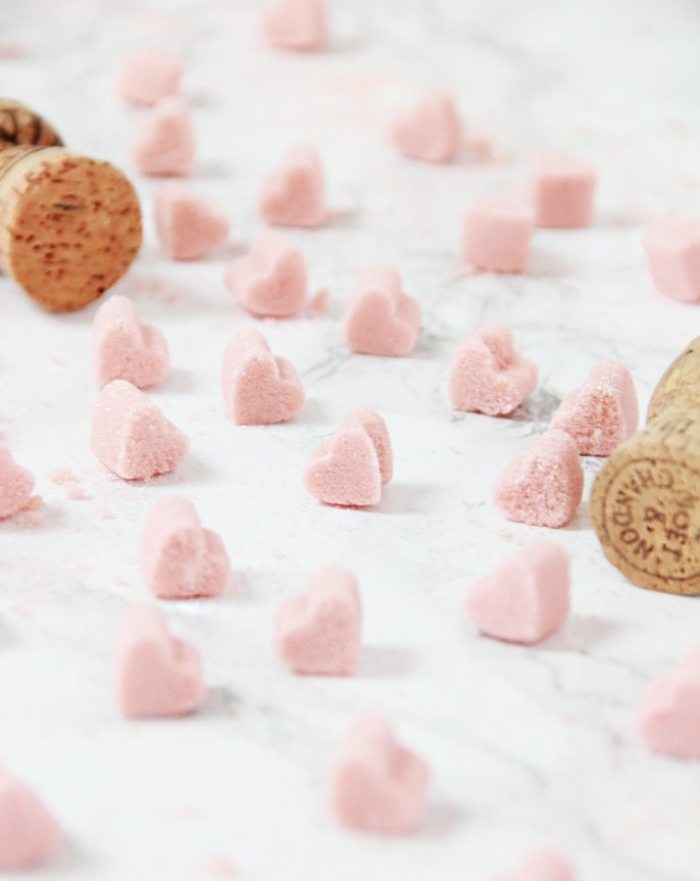 Heart Sugar Cubes - Easy last minute Valentine's Day DIY