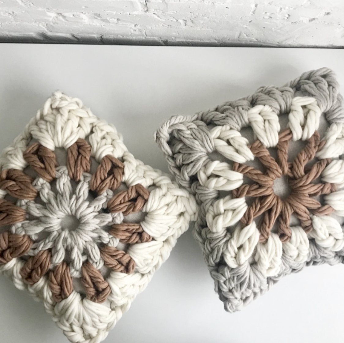 How to Crochet an Easy Granny Square Pillow