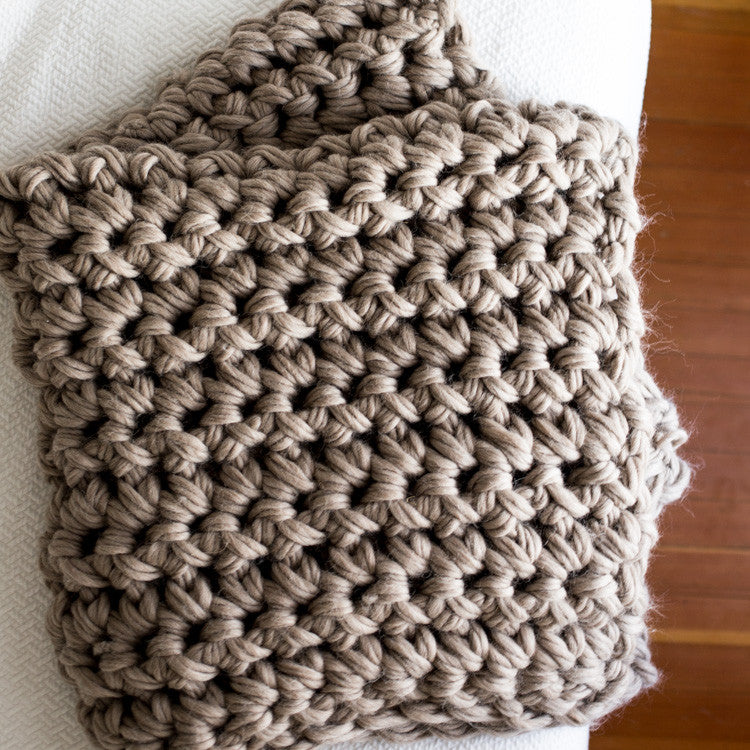 Chunky Hand Crochet Throw Pattern – Flax and Twine