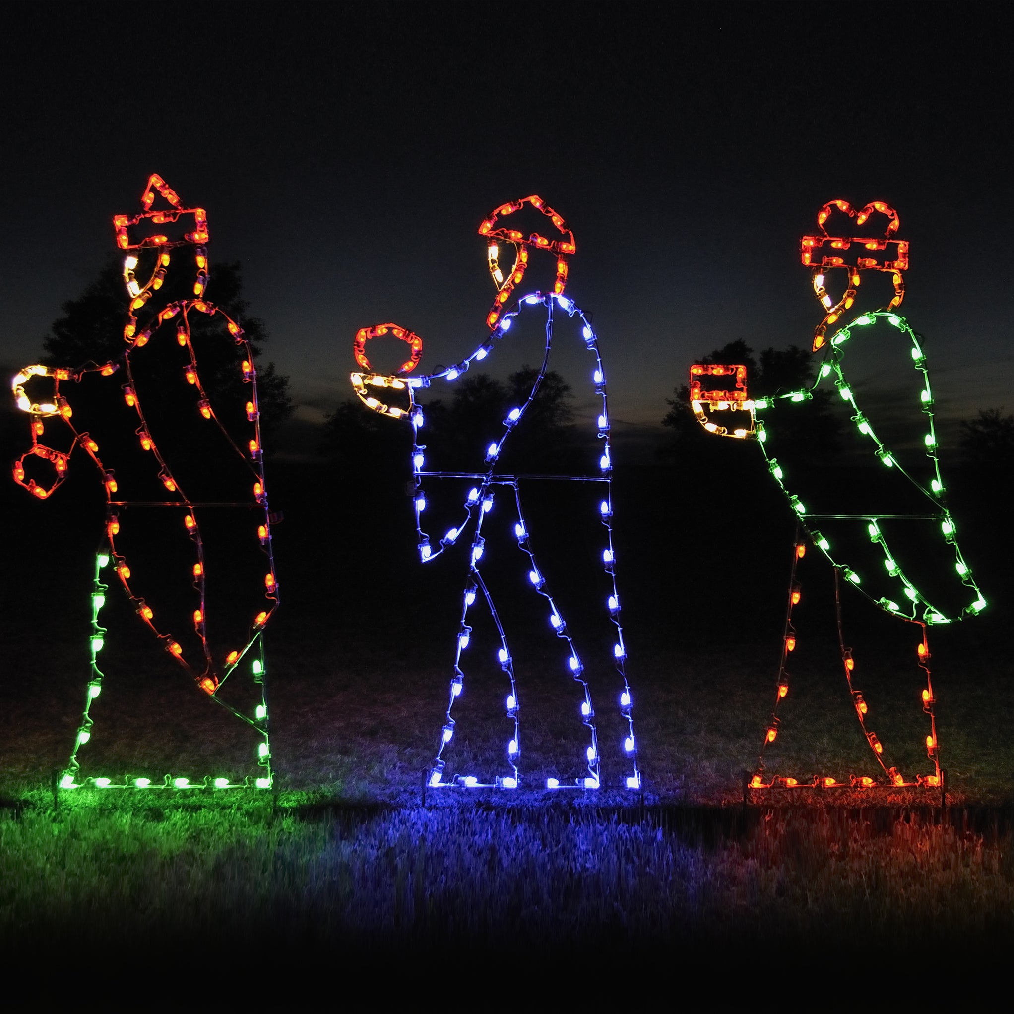 Three Wise Men Christmas Lights, Decorations & Motifs — HolidayLights.com
