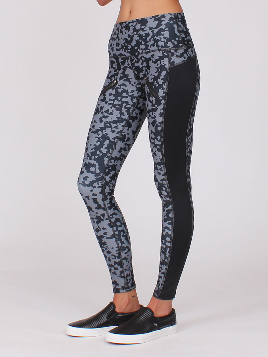 Sell Lululemon Printed Floral Legging - Grey/White