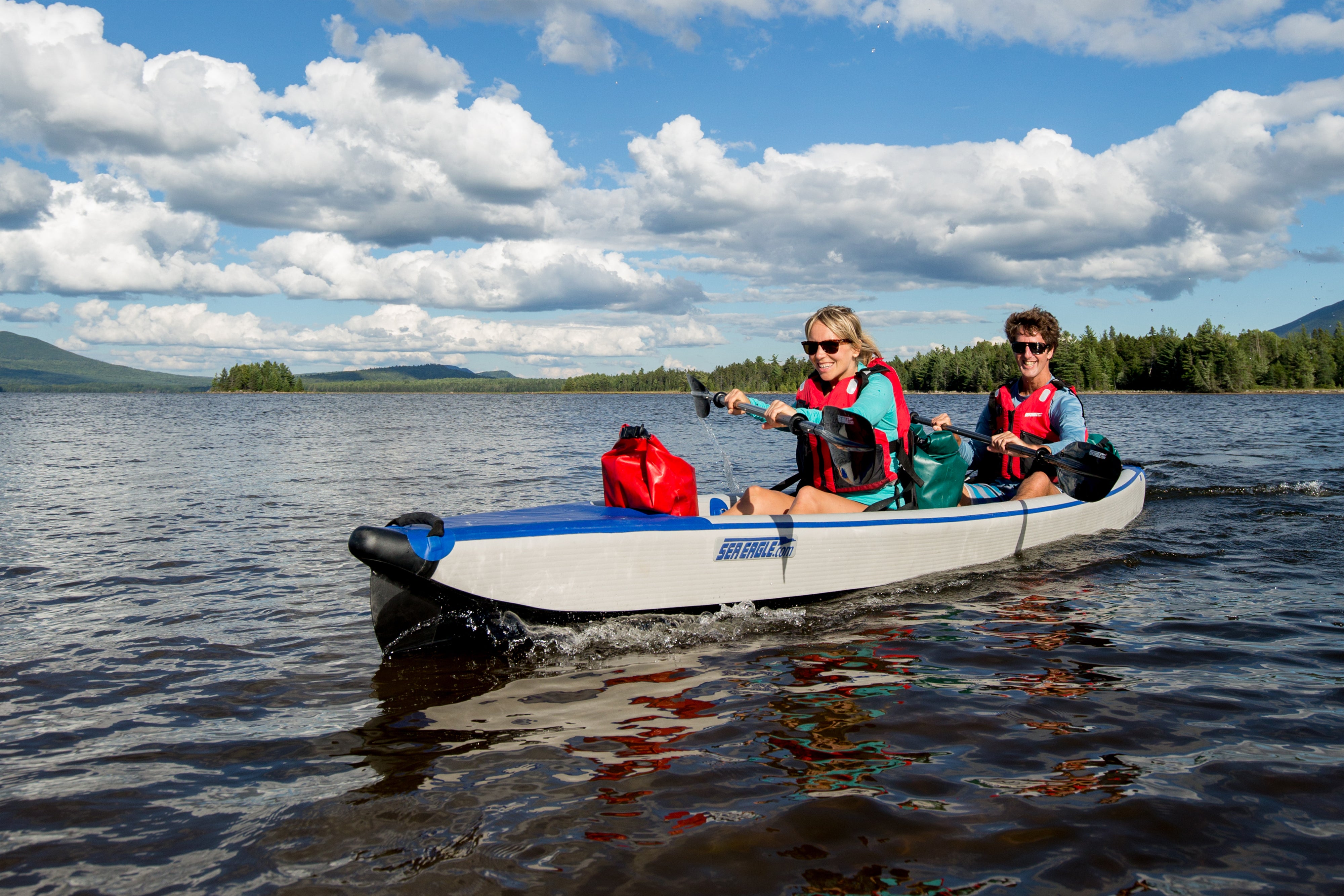 Sea Eagle Razorlite 473rl Inflatable Kayak Pro Tandem Package Red