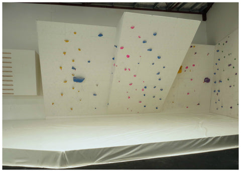 Movement Co Climbing Wall, Crash Mat by Foam Sales