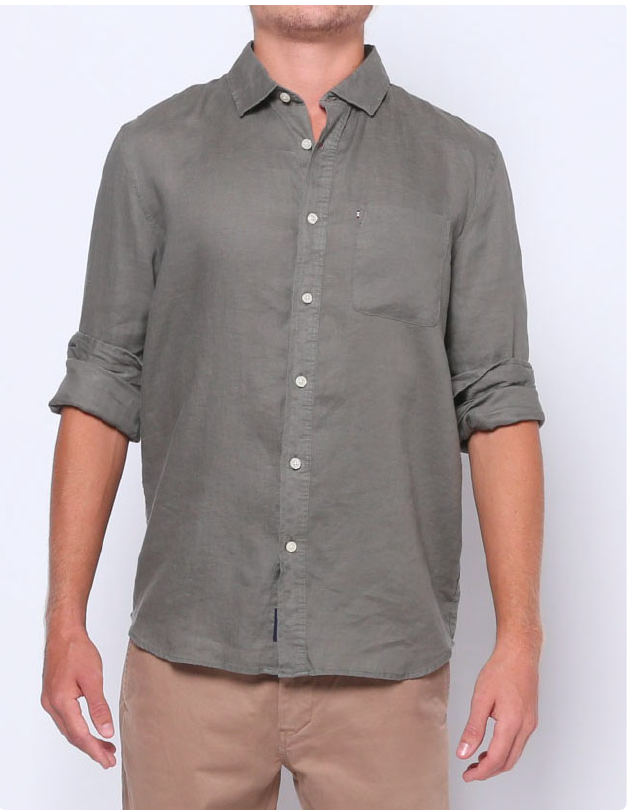 Hampton S/S Linen Shirt - Oatmeal – UPTOWN LOCAL