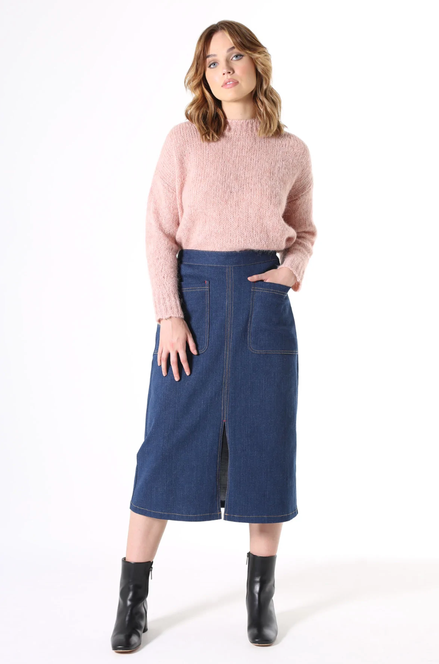 Olga De Polga - Demi A-Line Denim Skirt – byhunterminx