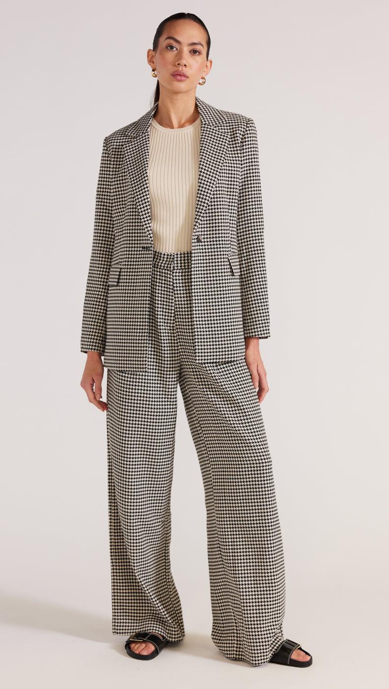 Staple the Label - Camille Blazer Houndstooth – byhunterminx