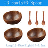 Natural Coconut Bowl Spoon Tableware Set
