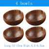 Natural Coconut Bowl Spoon Tableware Set