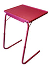 TABLE BUDDY ®| Adjustable Multi Position Portable Folding Table | Pink