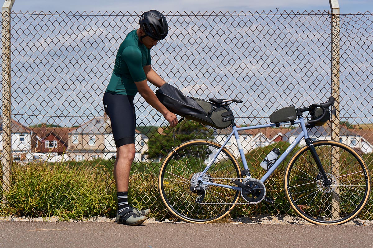 Bike-packing setup for all day road