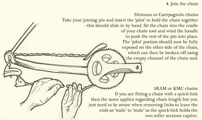 fitting a shimano chain