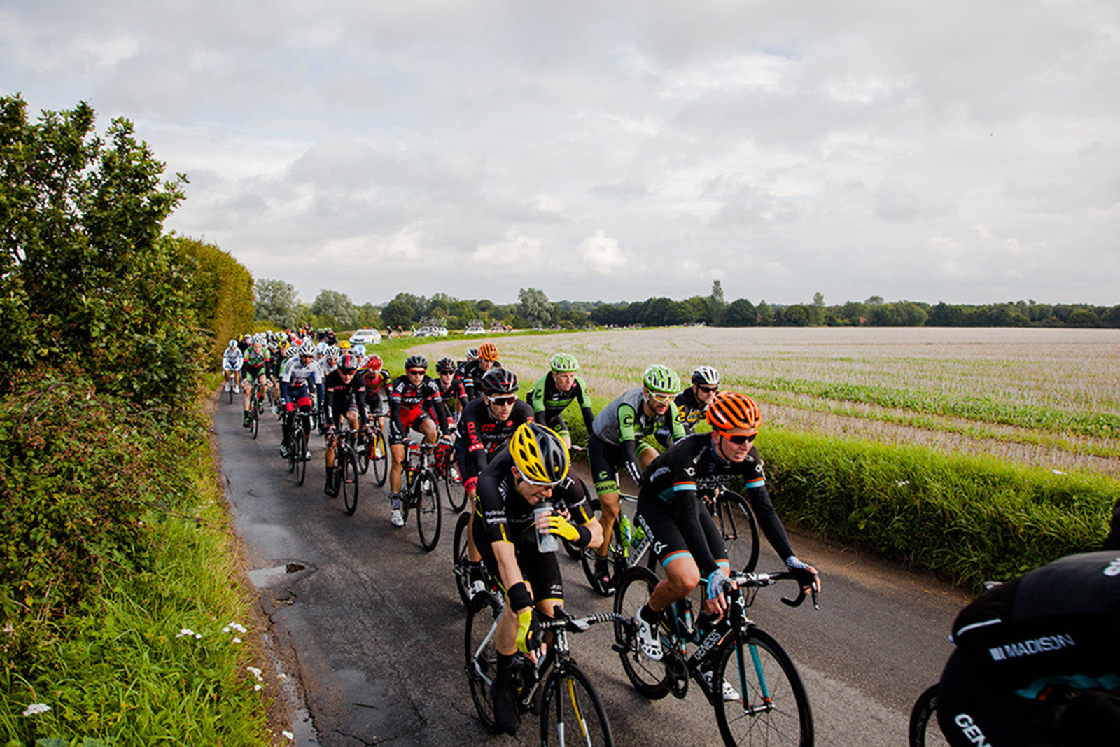 Fingrith Hall Lane während der Tour of Britain