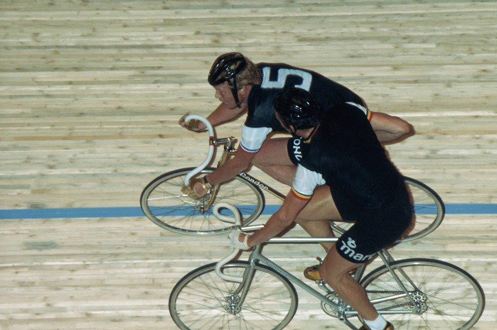 Patrick Sercu und Tony Gowland fahren für Condor bei Skol 6