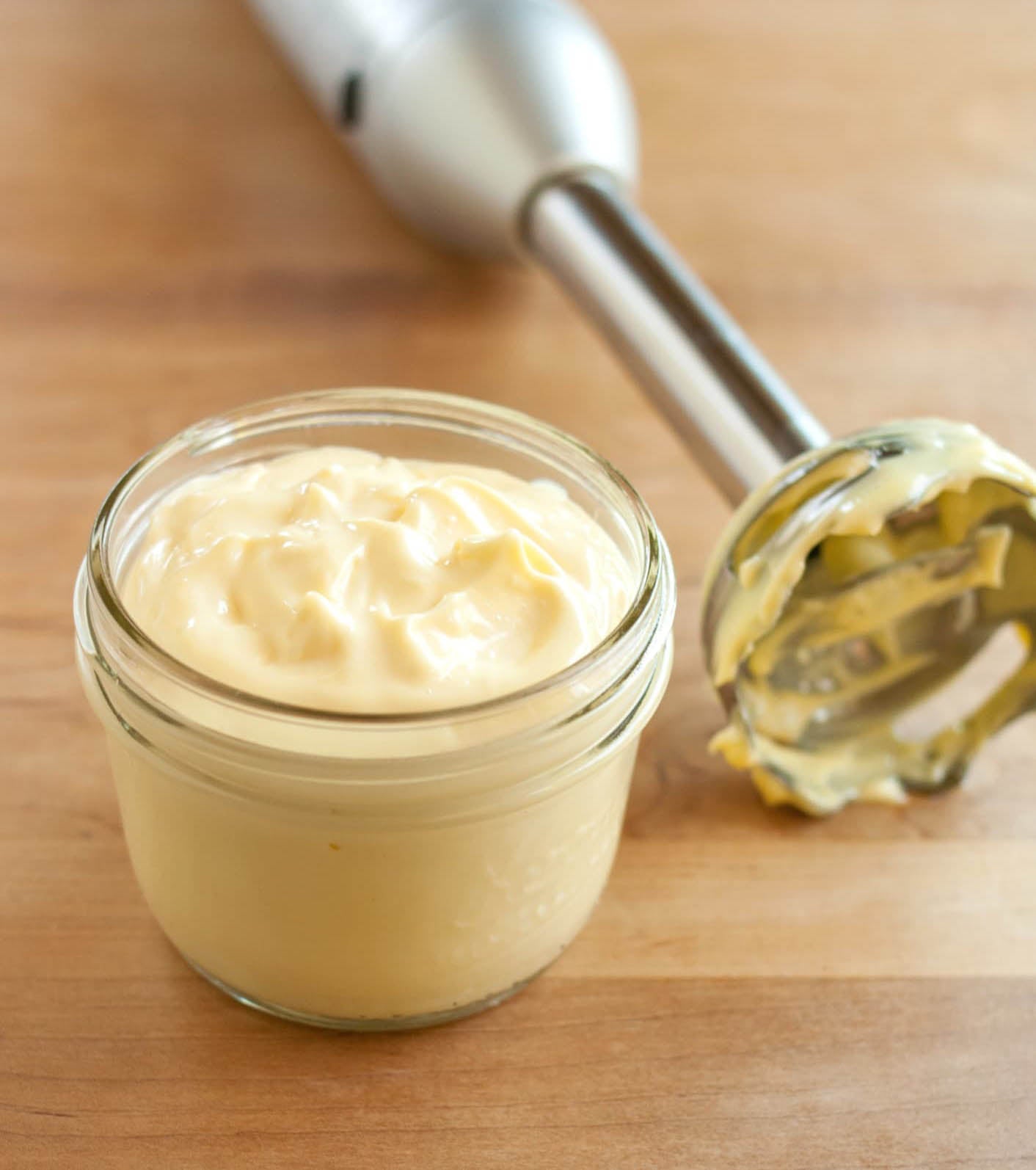 Use a stick blender to make your mayo