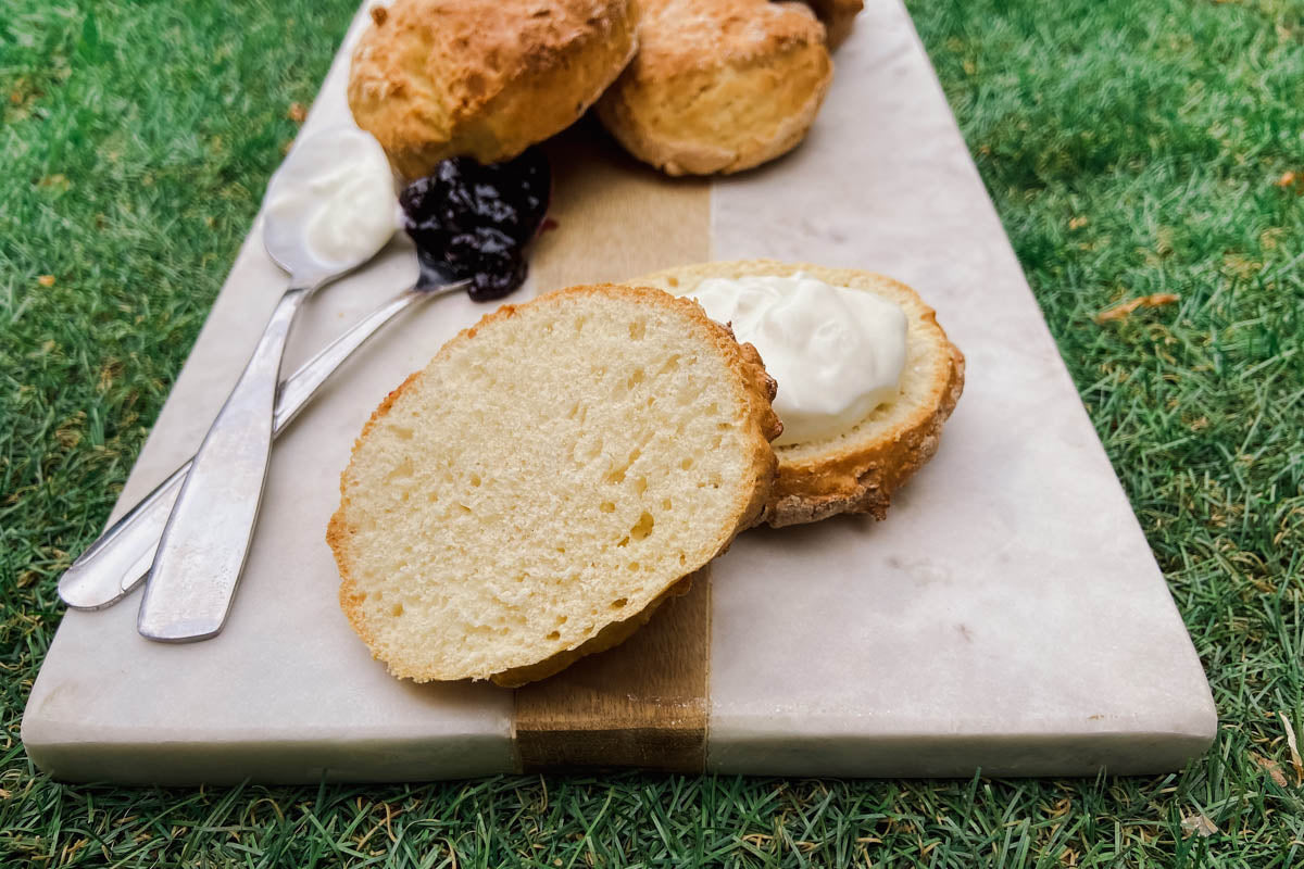 Three-ingredient scones