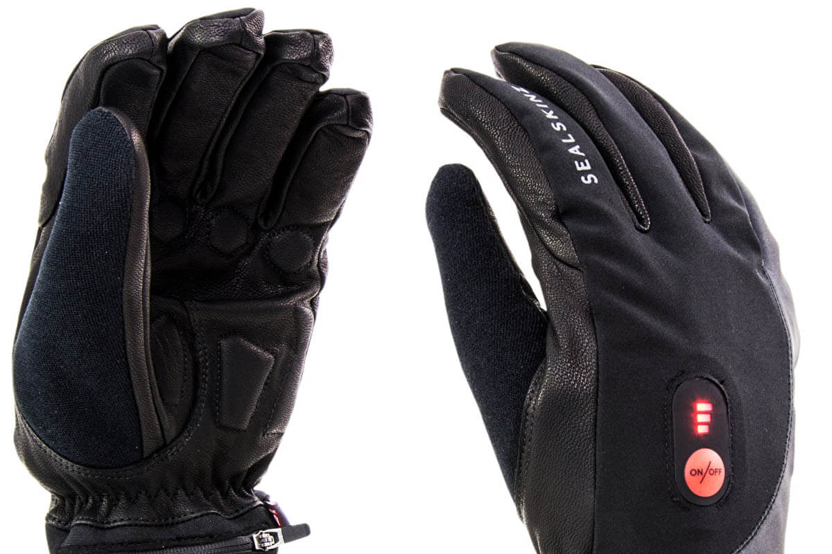 sealskinz heated cycle gloves
