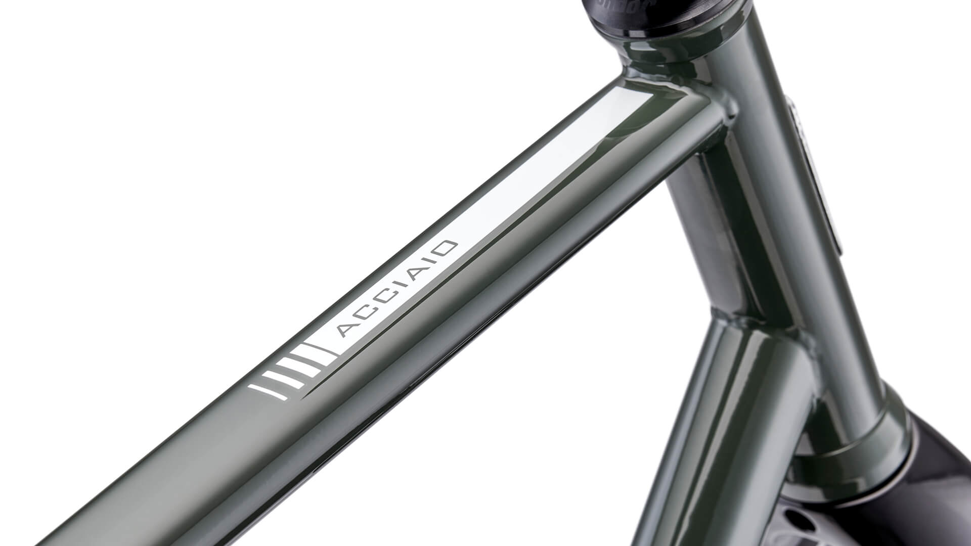 Condor Acciaio top tube detail