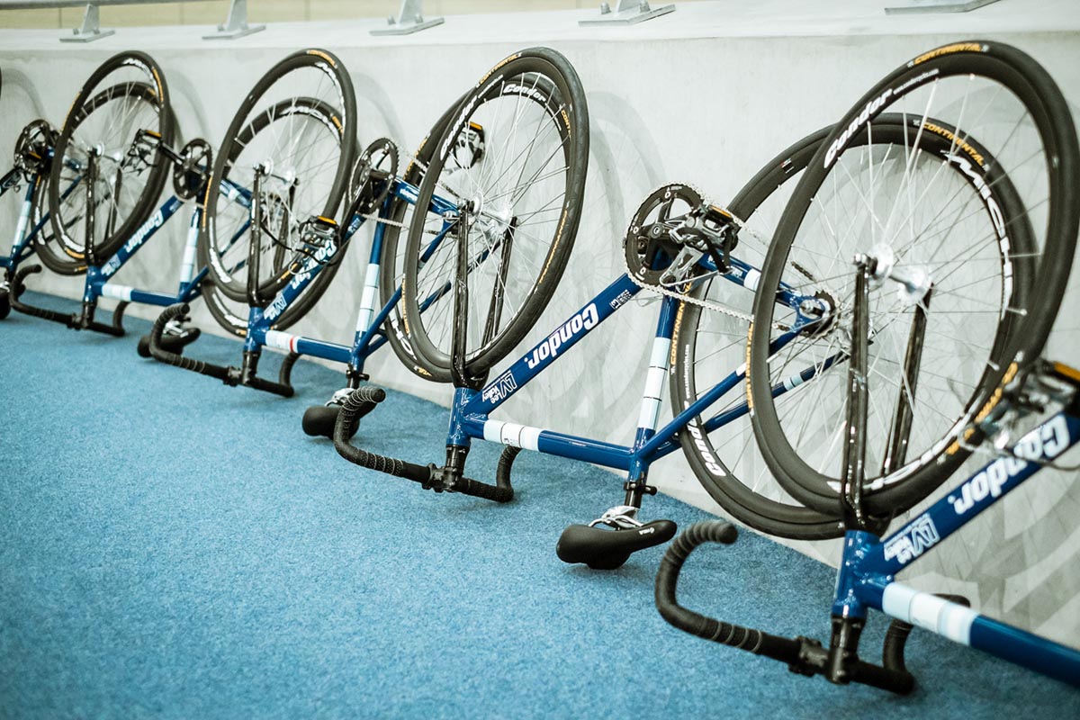 Condor Lavoro x Velopark Frames at the London Velodrome