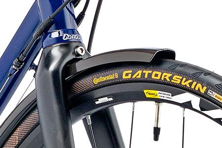 Designed for wide tyres and guards
