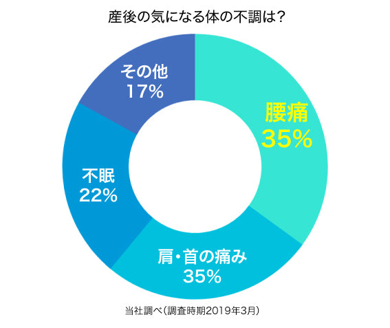 産後の気になる体の不調は腰痛